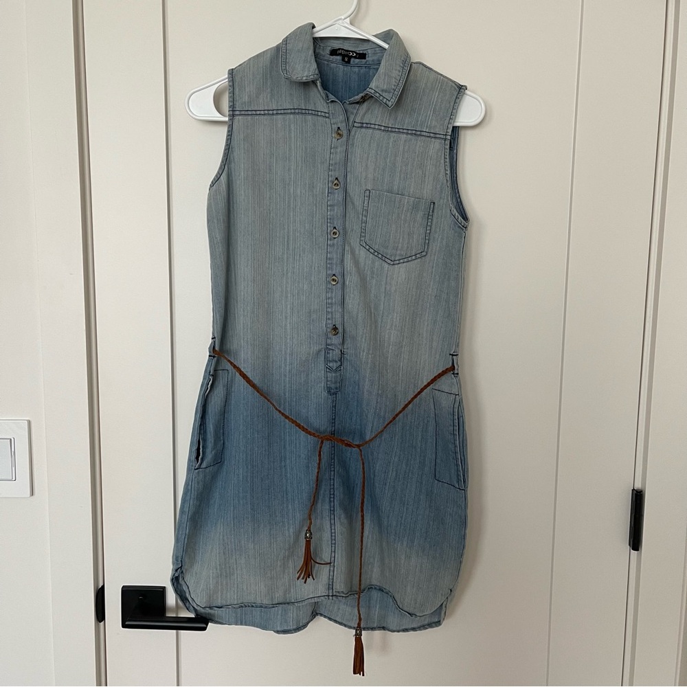 Papermoon Blue Denim Midi Dress
